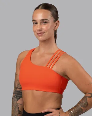 Galvanise Sports Bra 2.0 - Ultra Orange colorful