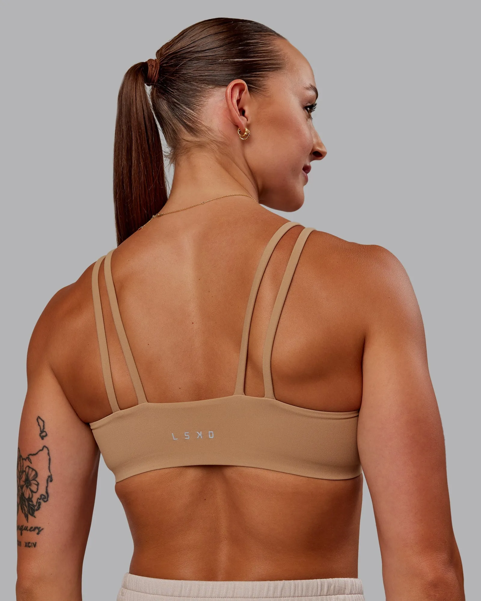 Elegant sports apparel Vantage Sports Bra - Warm Smoke
