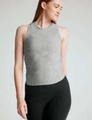 Open-back Active Featherweight Your Fit Shirred Tank
