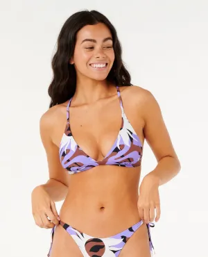 Rip Curl Cala Nights X Back Tri Top-Multico Contrast-Trim