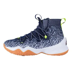 Peak Men Basketball Shoes High-Top Sneakers Actual Combat Grey EW01161A Grip Control Jump Lock Support
