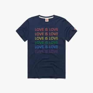 Love Is Love Rainbow Fresh and Cool