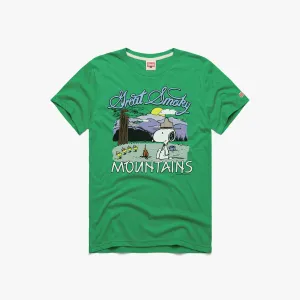 Peanuts Snoopy x Great Smoky Mountains National Park Yarn Dyed Fabric Durable Wear
