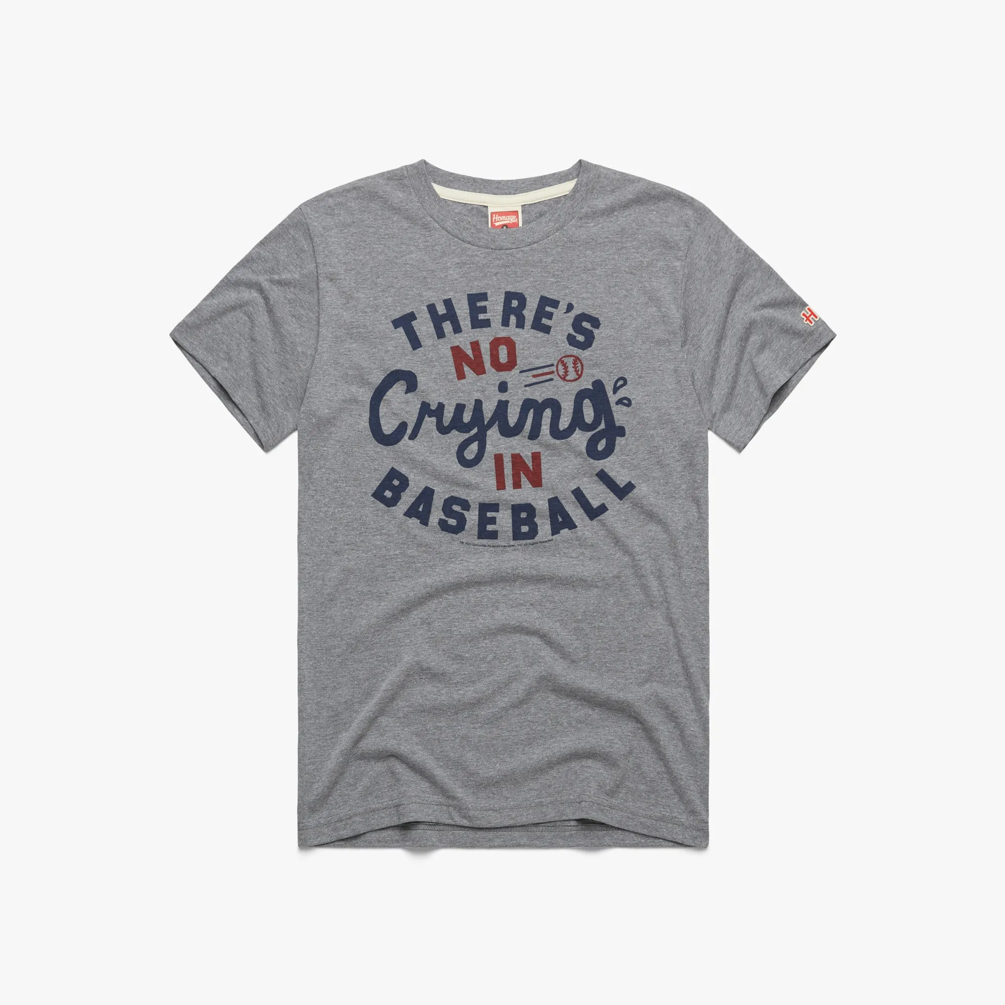 Minimalistic Wear There's No Crying in Baseball