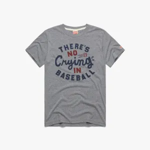 There's No Crying in Baseball Garment Washed Texture Quick Dry Fabric