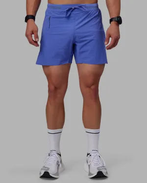 Summer Fashion UltraAir 5" Lined Performance Short - Baja Blue-Reflective