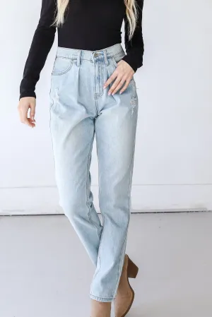 Street Style Anti Fade Technology Layla High-Rise Straight Leg Jeans