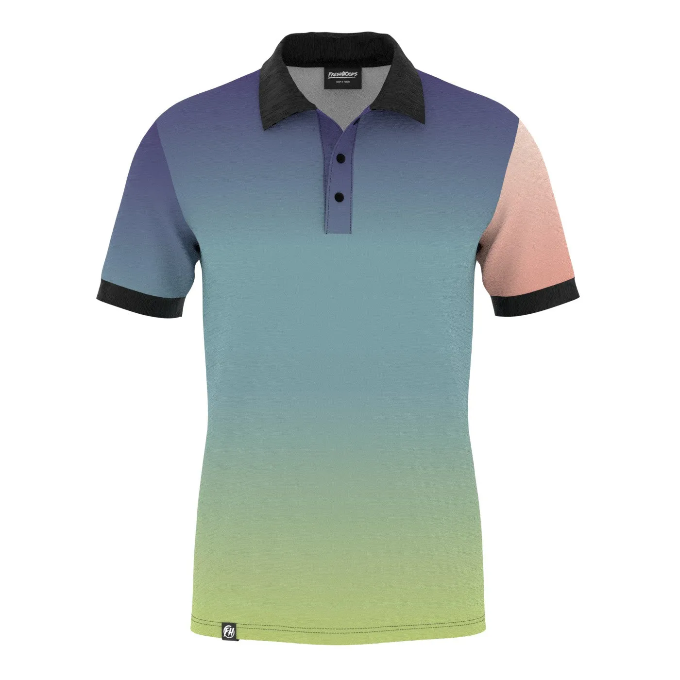 Multi Tone Polo Shirt Fashionable Look