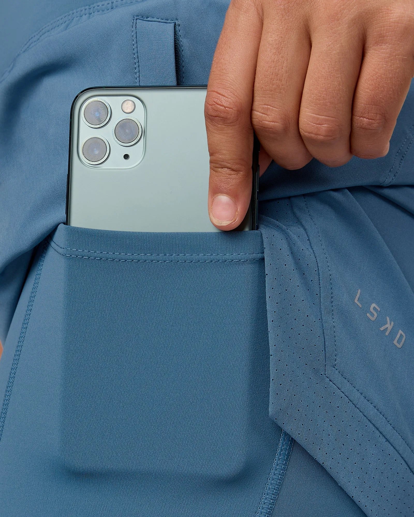Challenger 5" Lined Performance Short  - Elemental Blue Relax Fit Comfort Quick Dry Material
