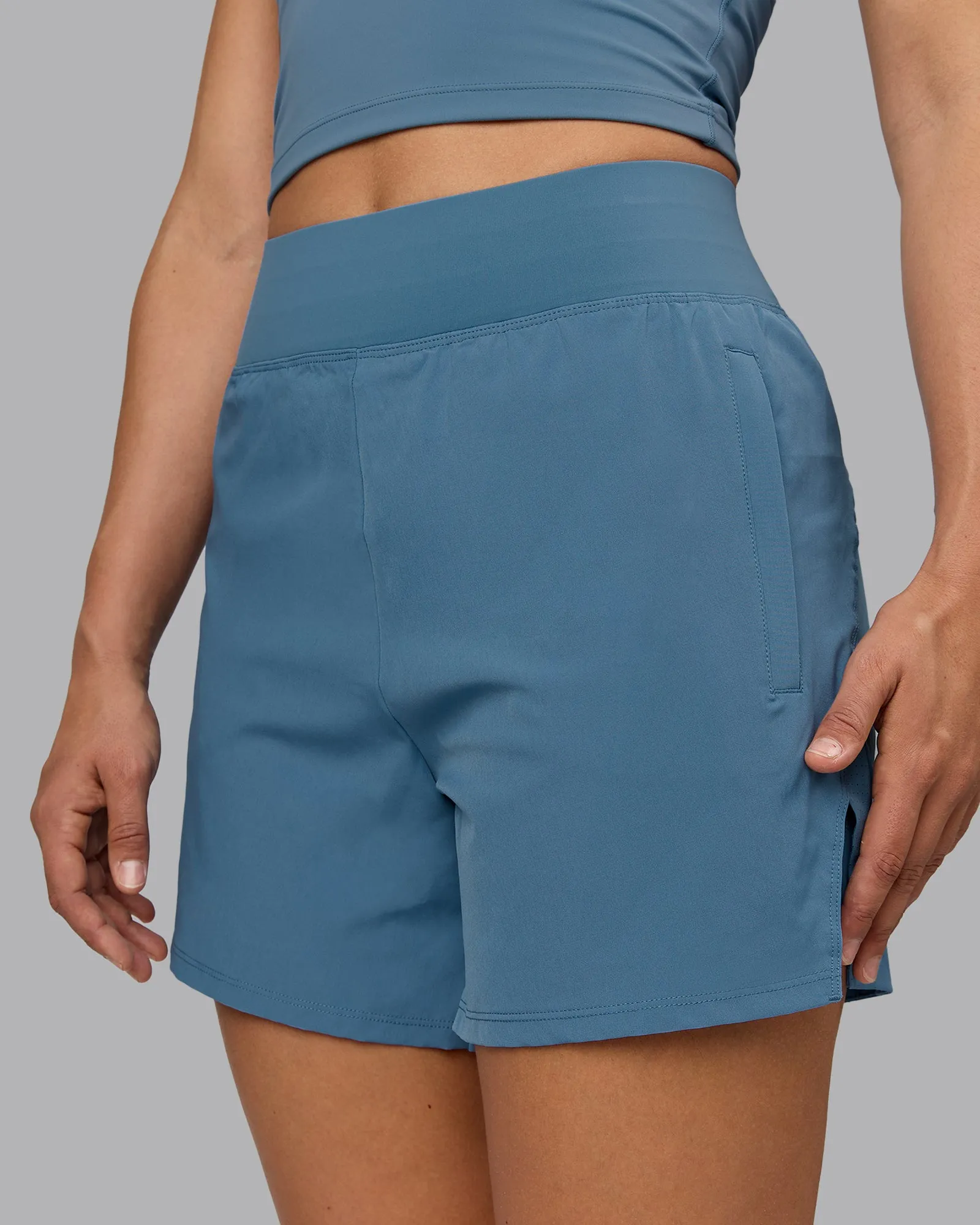 Challenger 5" Lined Performance Short  - Elemental Blue summer shorts Nylon Material