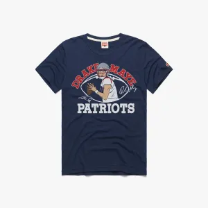 Abstract mystery Patriots Drake Maye Signature