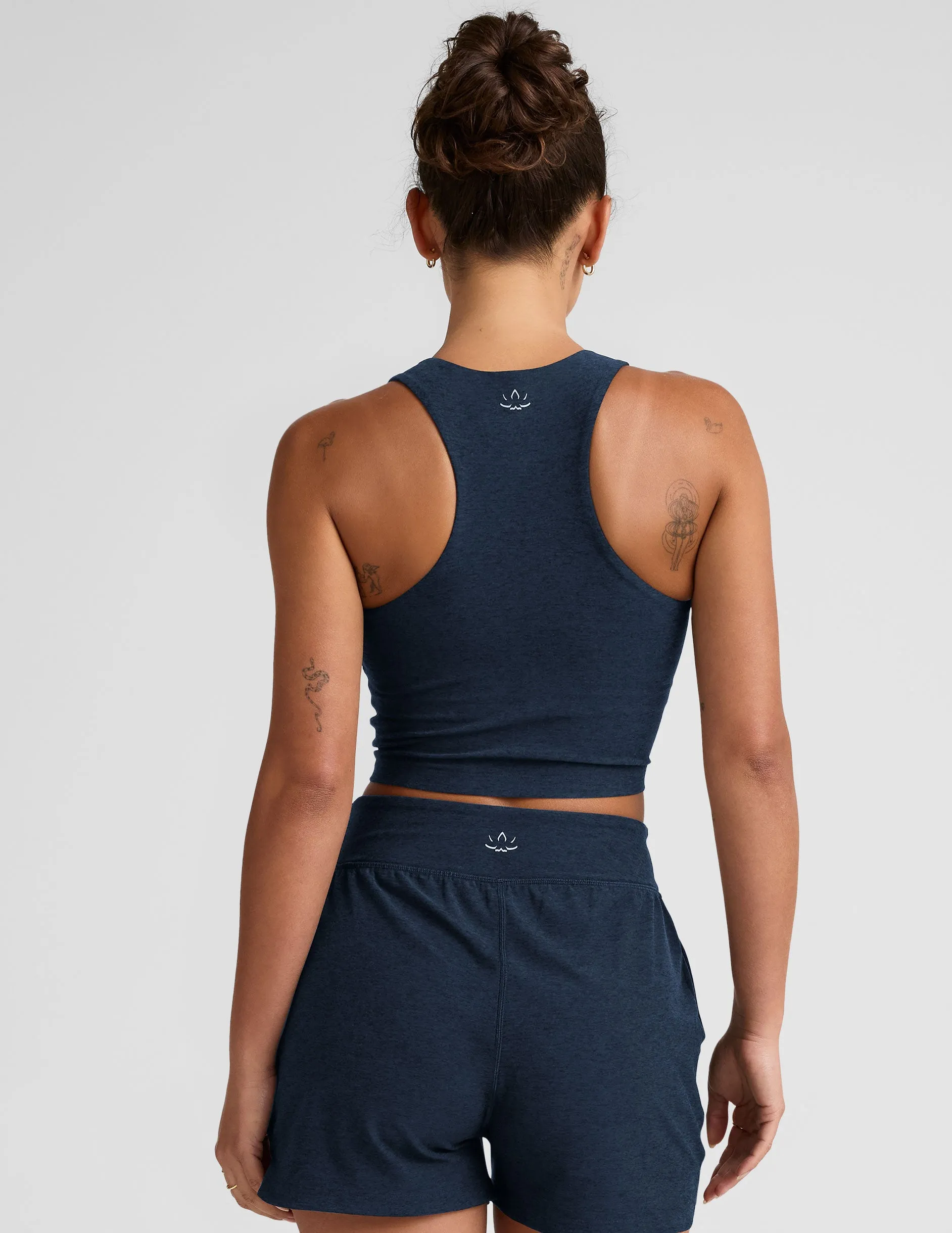 Spacedye Move Up Cropped Tank Comfortable Structure