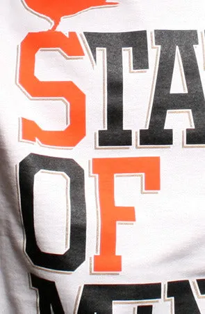 Perfect Wear Teenager fashion State of Mind :: World Champs Edition (Men's White/Orange/Gold Tee)