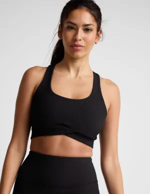 Impulse Ribbed Bra Invisible stitching seams Non Restrictive Band