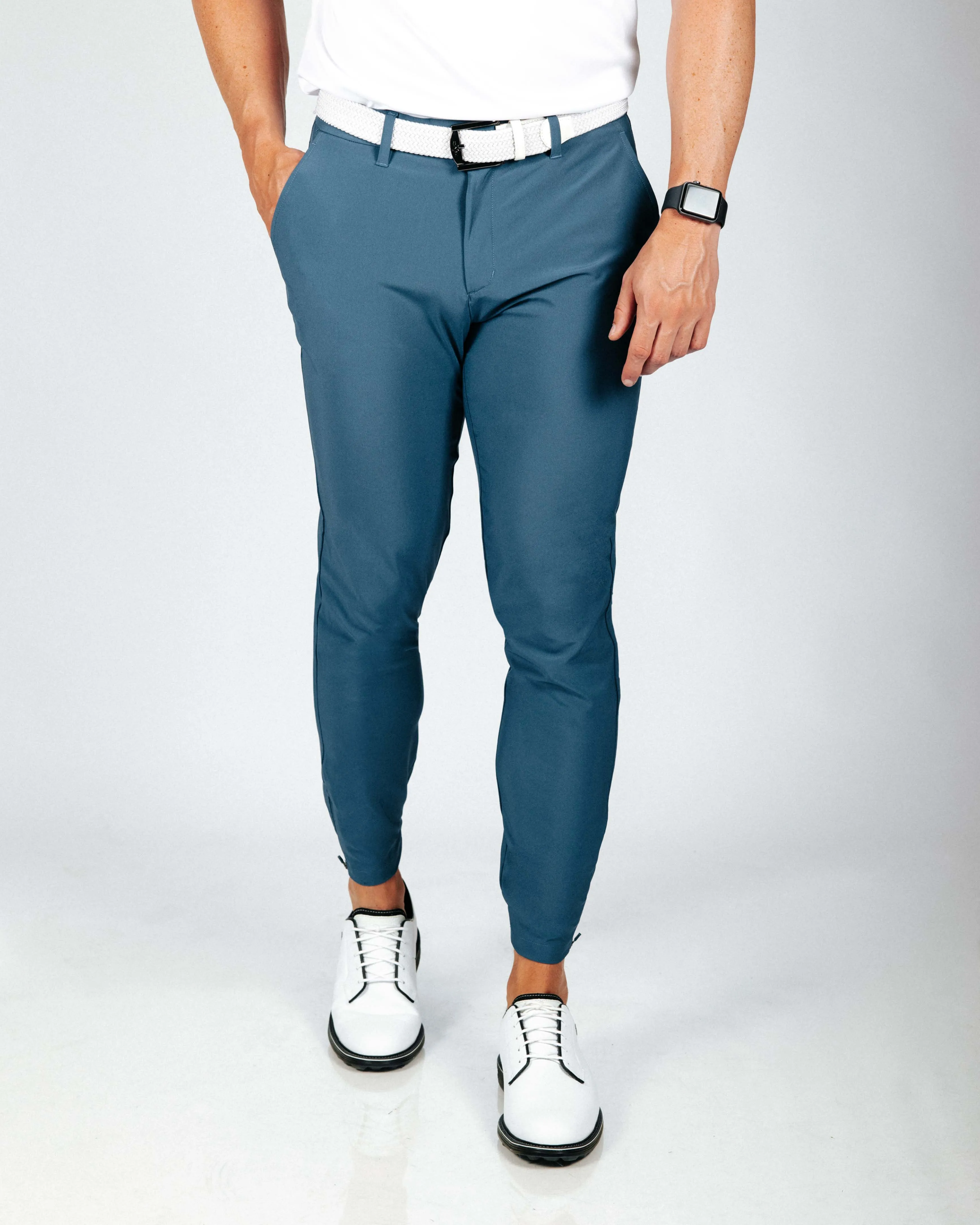 Quick Evaporate Technology Stretch Active Leggings Men's Slate Blue Golf Jogger