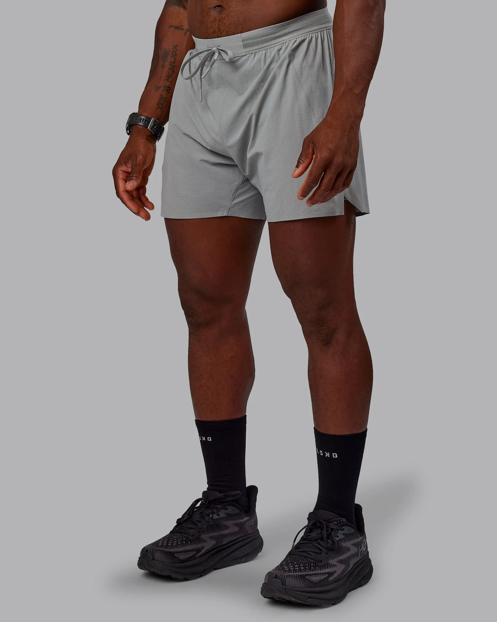 UltraAir 5" Lined Performance Short - Circular Grey Anti Odor