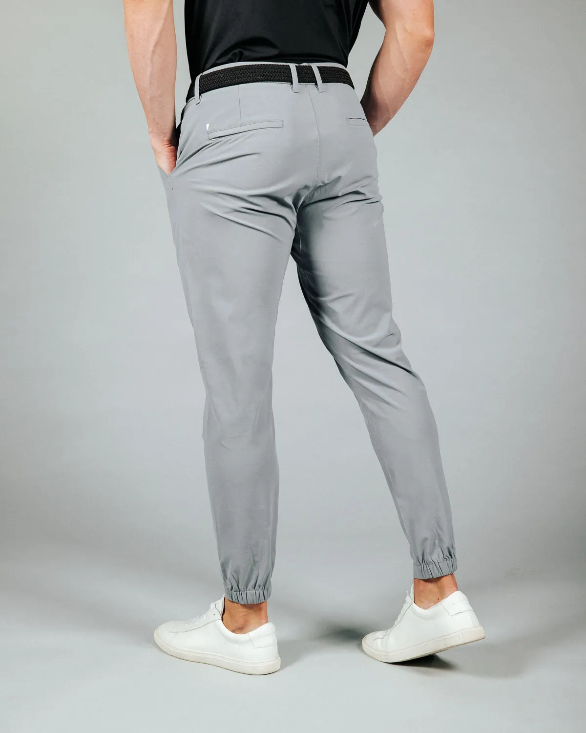 Men's Light Gray City Jogger Indoor Workout