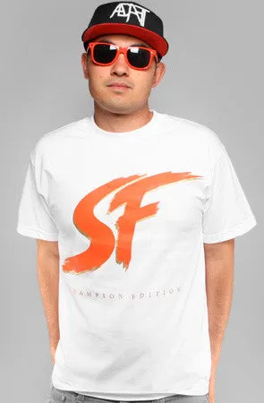 ES EF :: Champion Edition (Men's White/Orange Tee) Ultra Soft Texture