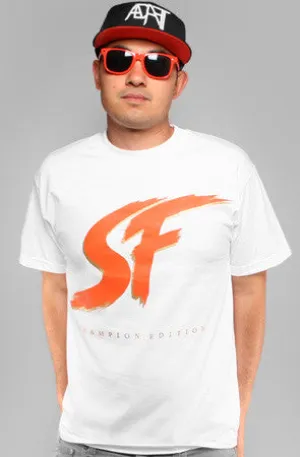 ES EF :: Champion Edition (Men's White/Orange Tee) Ultra Soft Texture