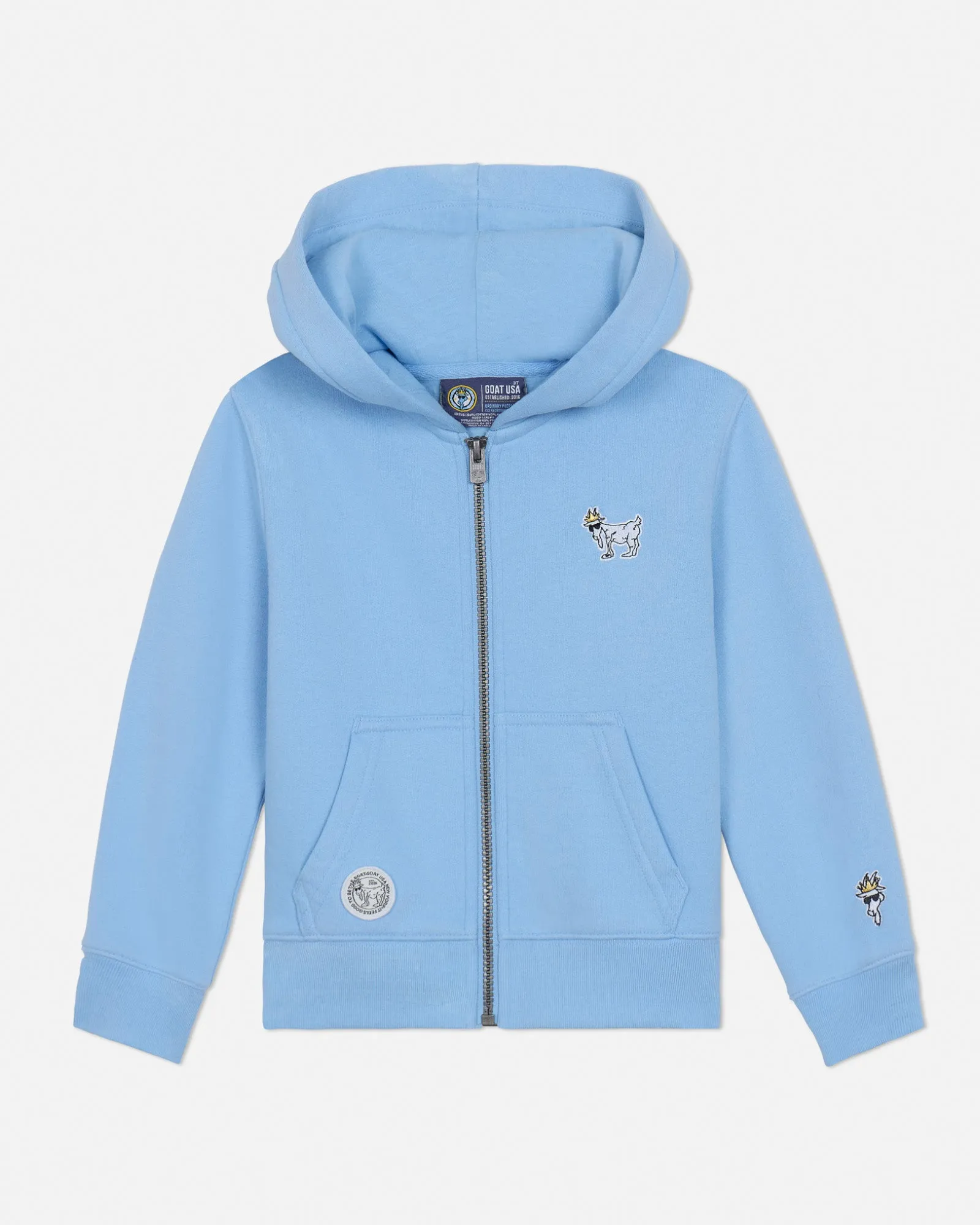 Travel Companion Daily Style Toddler Full-Zip Hooded Sweatshirt