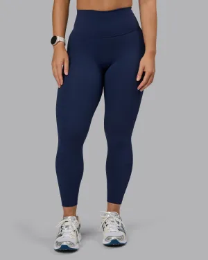 Elixir Ultra High-Rise 7/8 Legging - Future Navy Mountain Hike Body Shaping Moisture Management