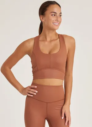 Loungewear Sheen Asymmetrical Strappy Bra - FINAL SALE