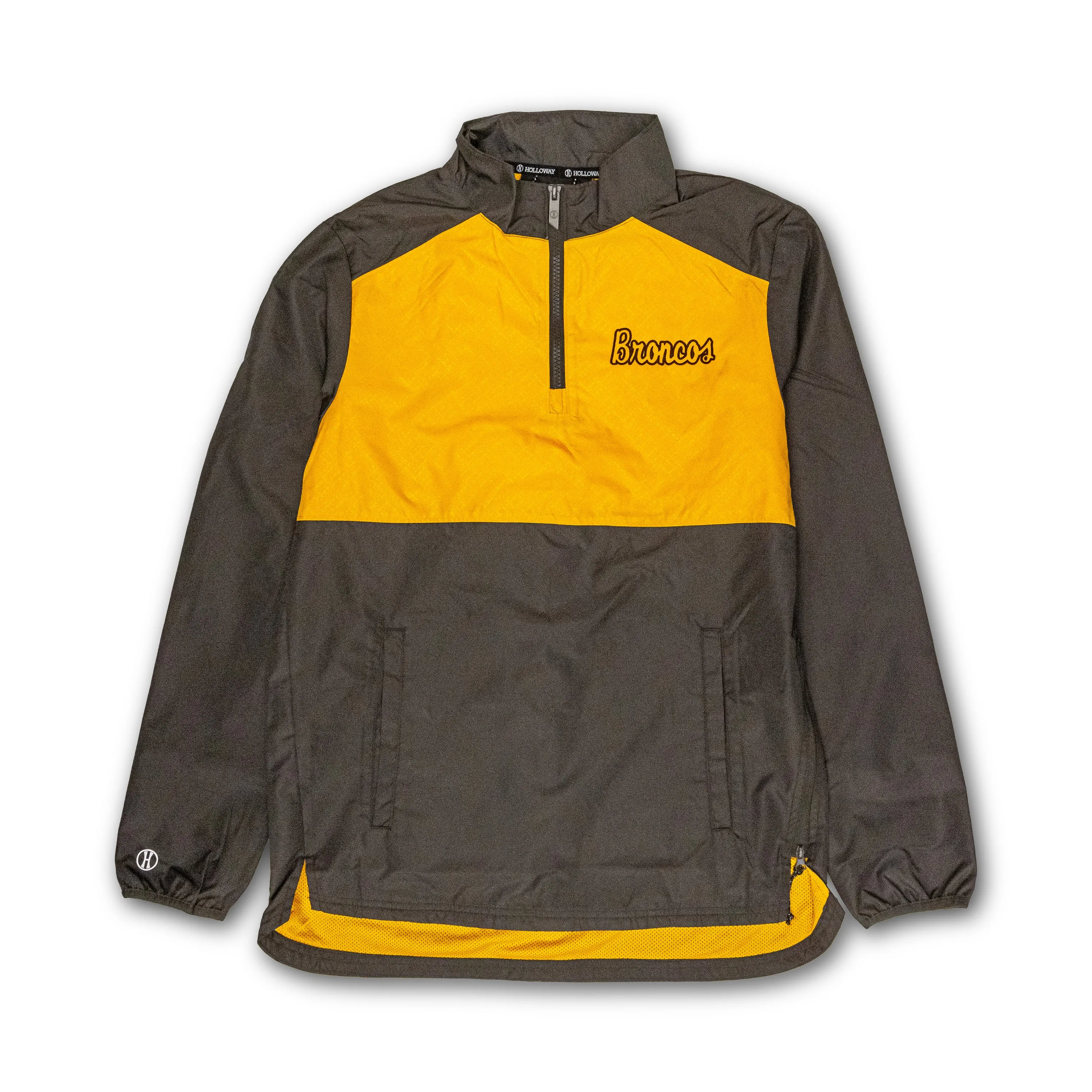Core Fit Broncos Color Block 1/4 Zip
