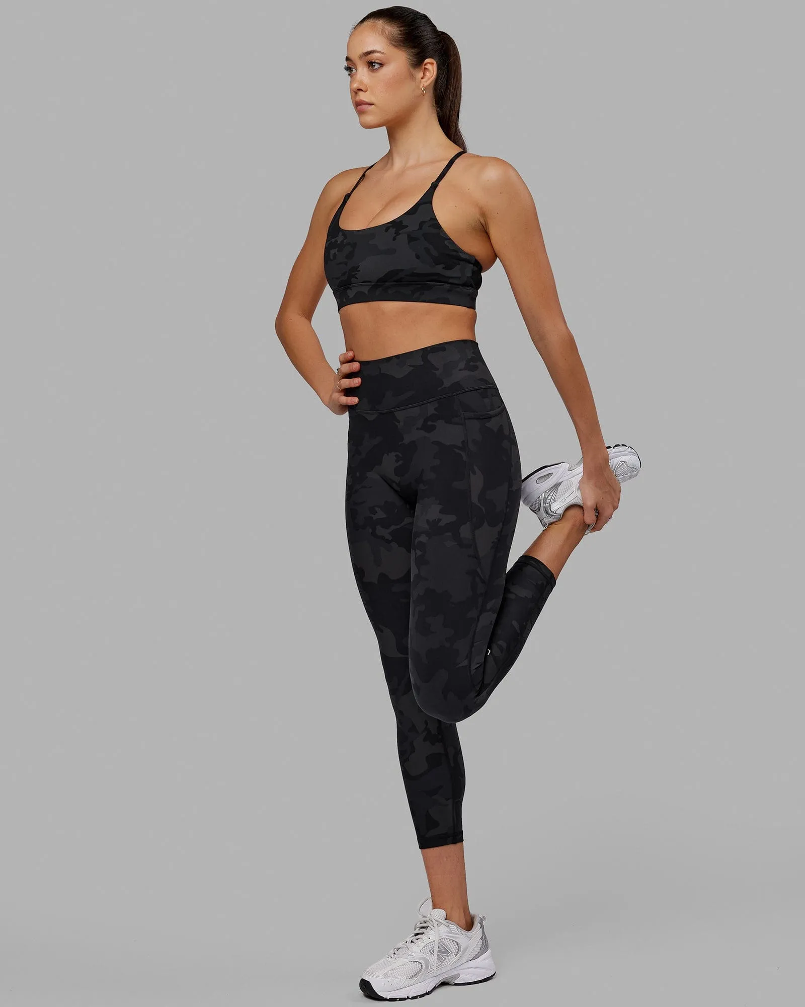 Zen Vibe Fusion Ultra High-Rise 7/8 Legging Pockets - Black-Camo