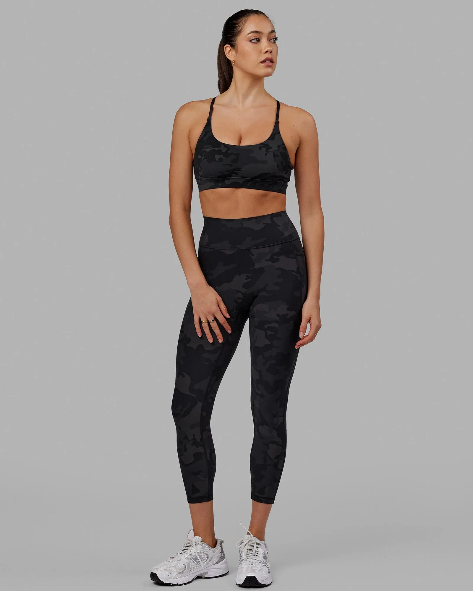 Perfect Fit Design All Around Fusion Ultra High-Rise 7/8 Legging Pockets - Black-Camo