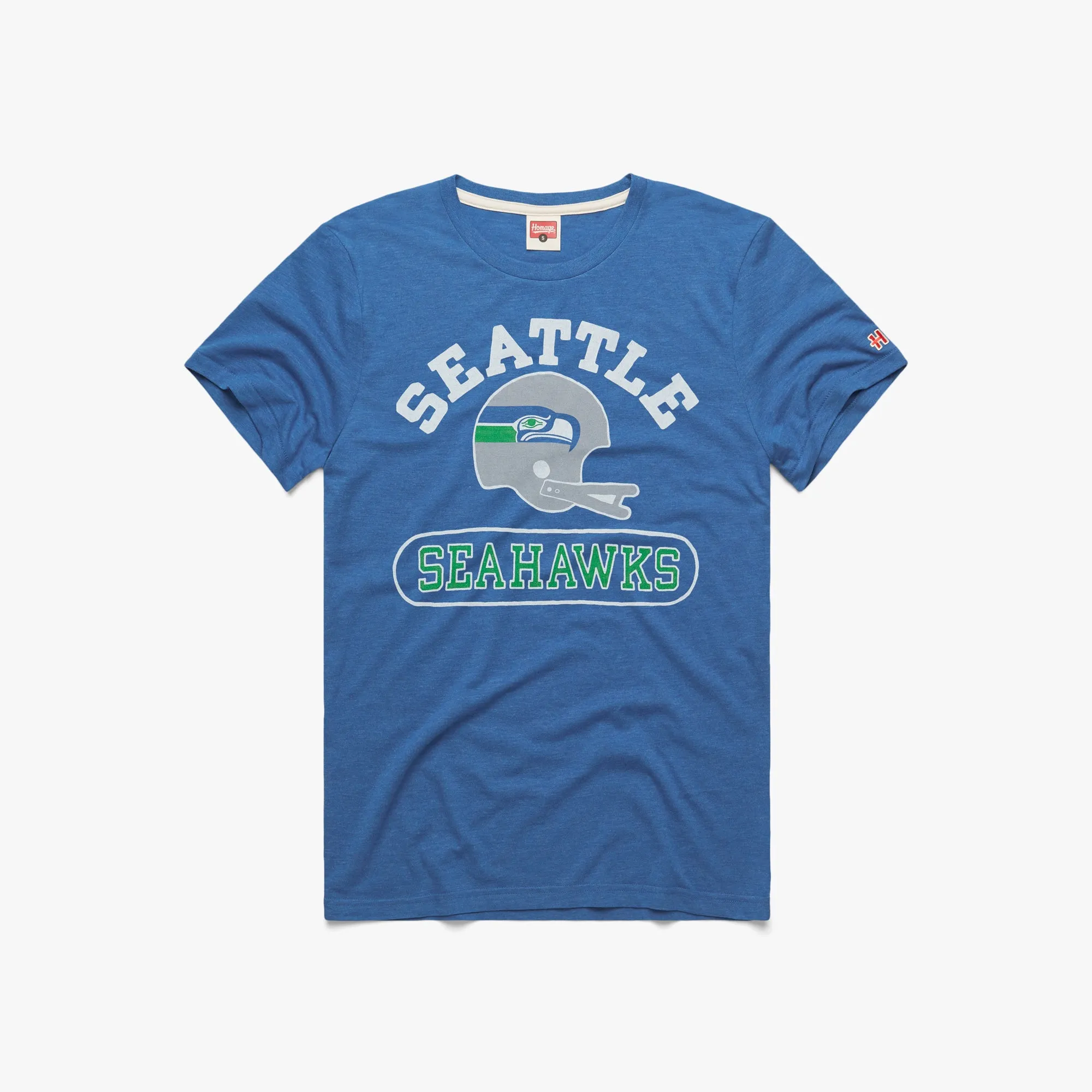 Seattle Seahawks Throwback Helmet Crew neck classic Sporty essentials