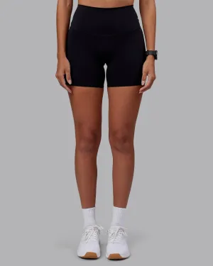 Elixir High-Rise 6" Short - Black Quick Layer Wear