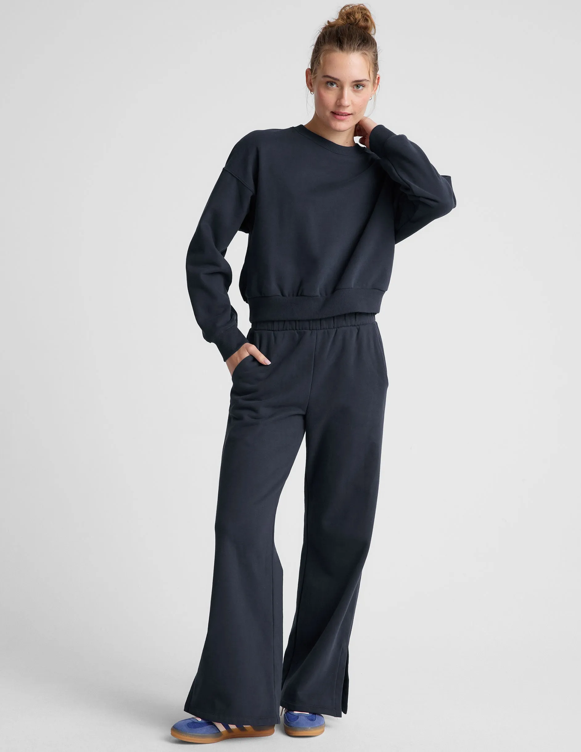 LuxeFleece Crewneck Sweatshirt quick dry