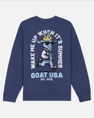 Wake Me Up Crewneck Sweatshirt Lightweight