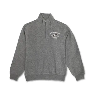 Western Michigan Alumni 1/4 Zip Pullover Sweatshirt Color fastness Backpacking Essential