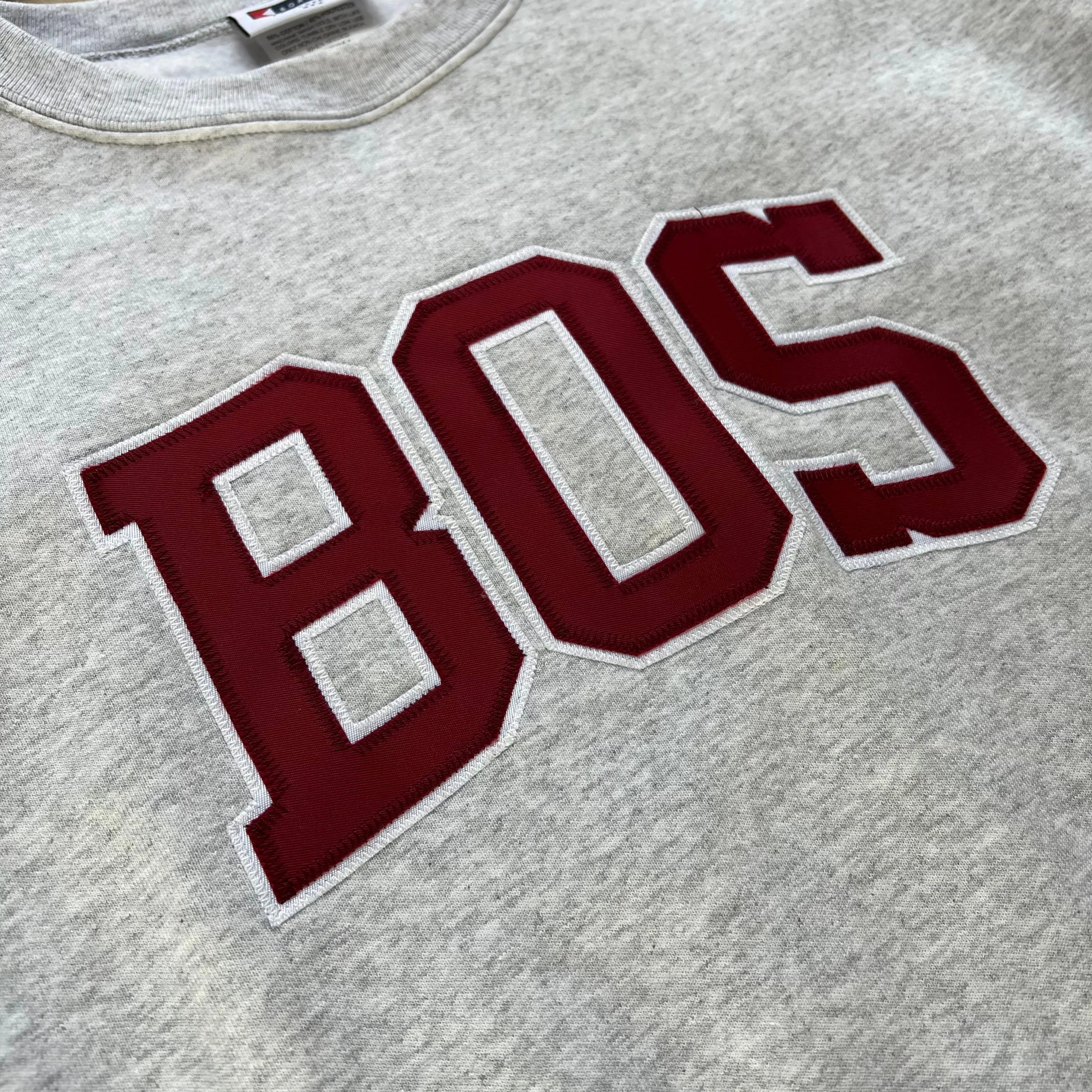 ring accents Boston Crew Sweatshirt