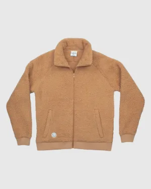 Women's Sherpa Full Zip Jacket Street Style Vibe
