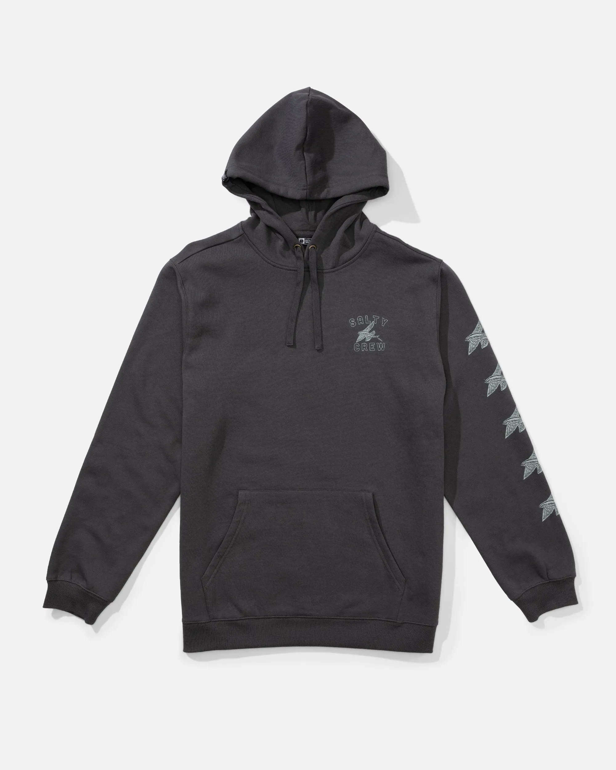 Gym Essential Poolside Relax Super Fly Fleece Hoodie - Charcoal