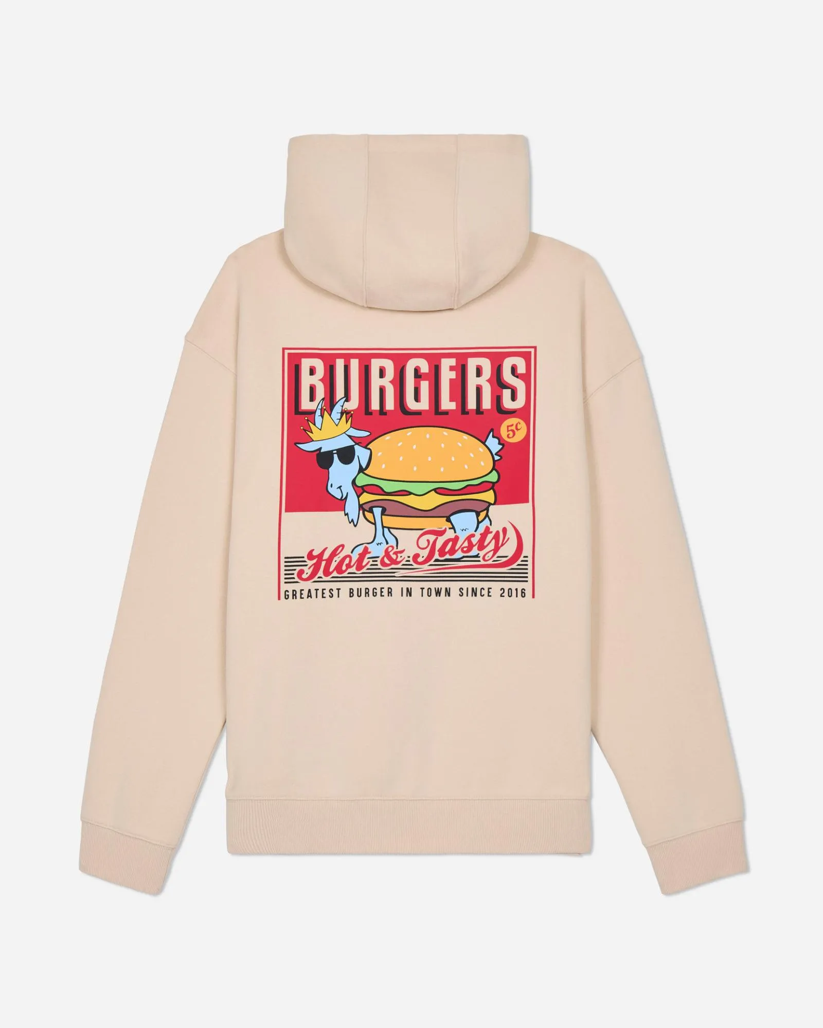 Trendy Streetwear Street Style Cheeseburger Hooded Sweatshirt