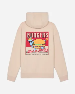 Cheeseburger Hooded Sweatshirt Relaxed Layers