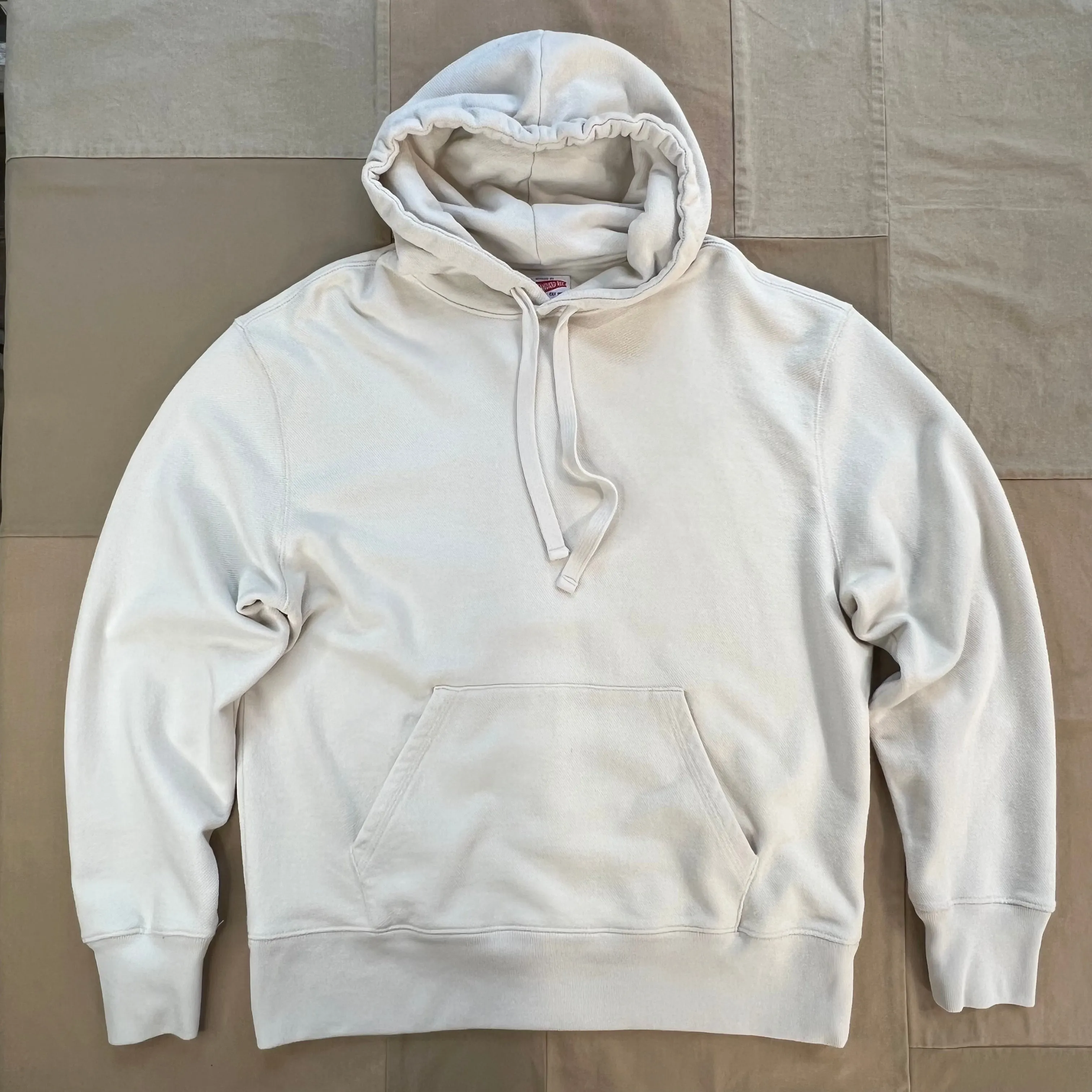 Classic Knit Hoodie, Vintage White family wear Smart Design