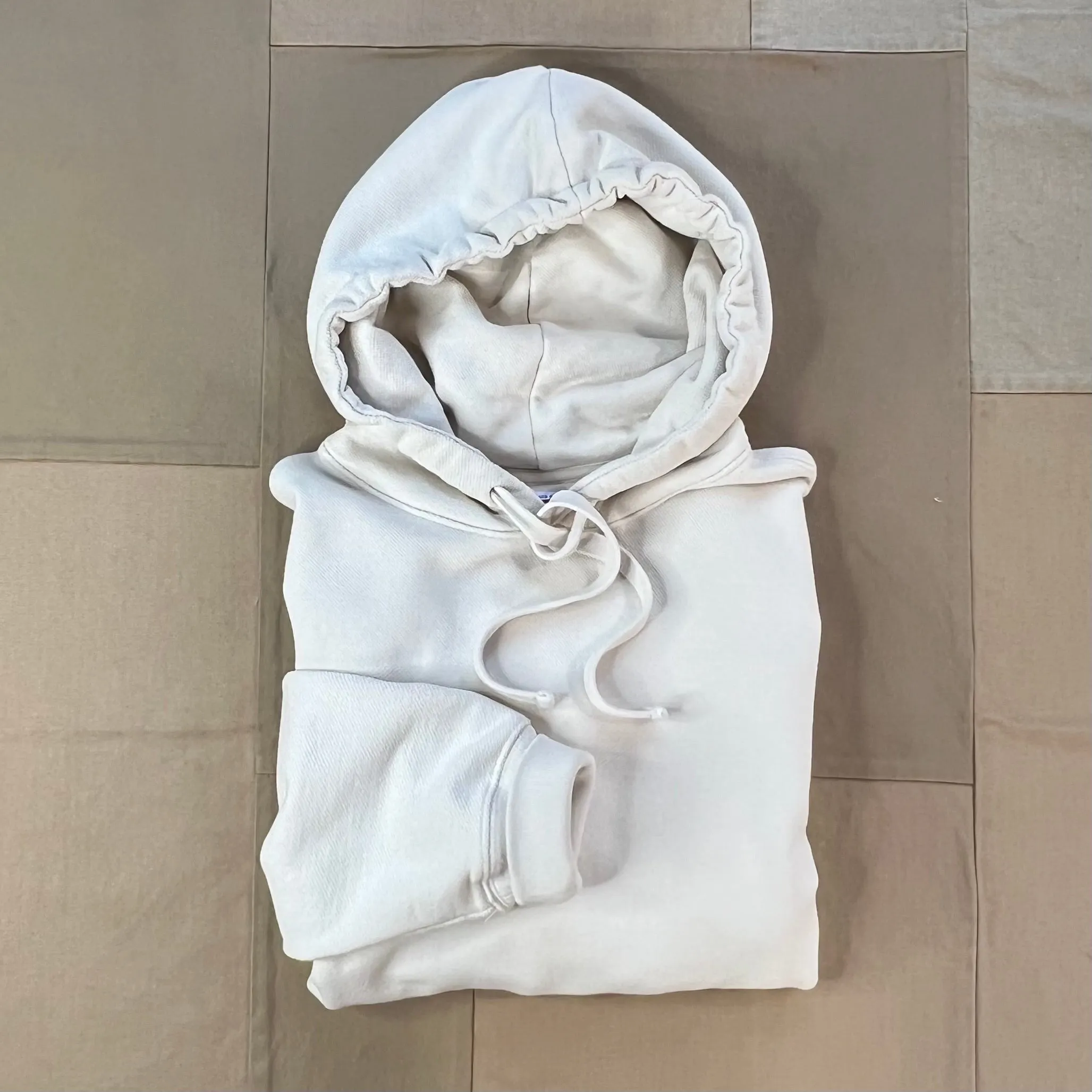 Practical clothing Core Style Classic Knit Hoodie, Vintage White