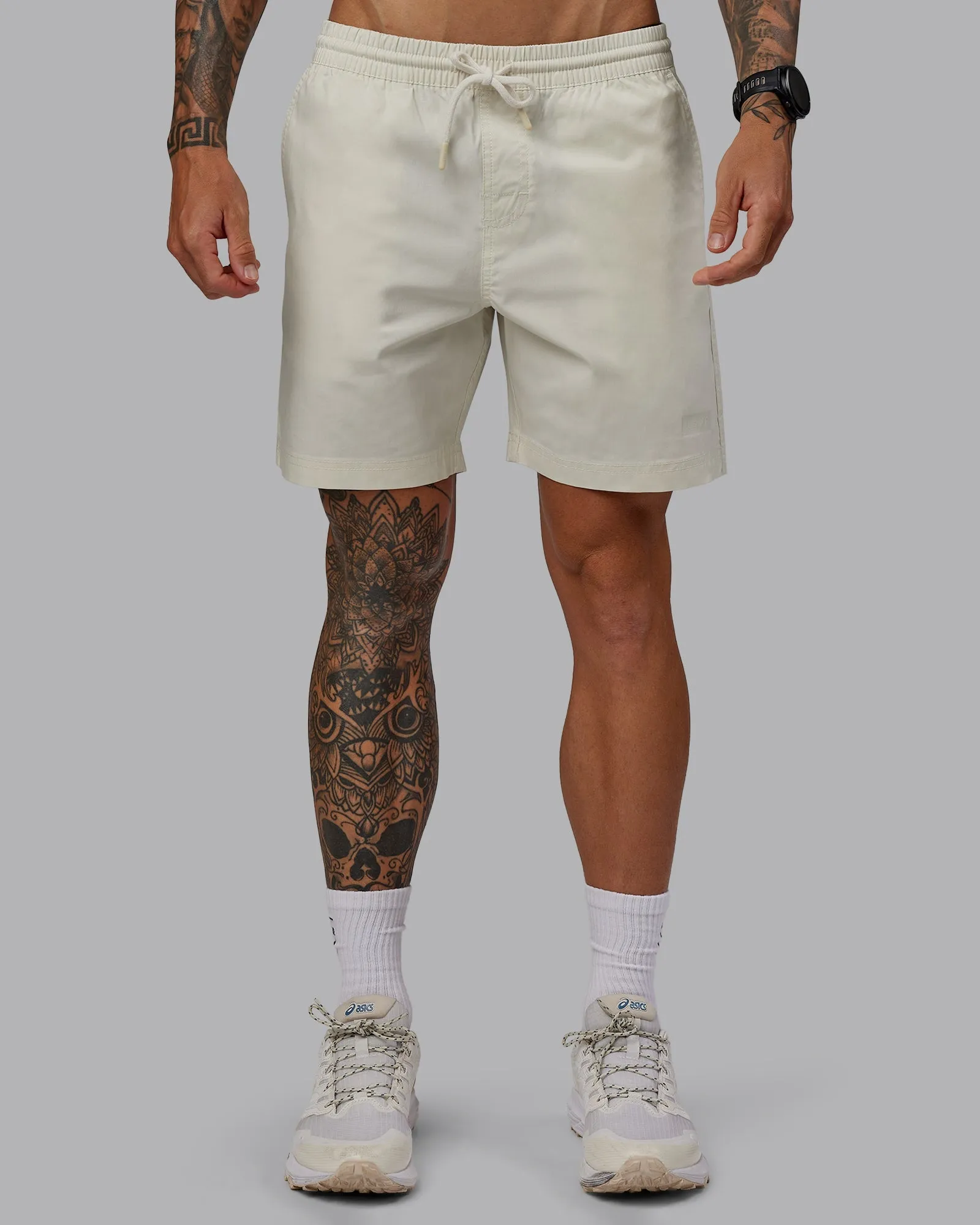Reinforced Gusset CompactPackable Daily 7" Short - Bone