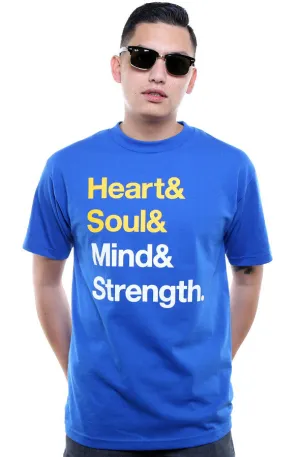Holiday Outfit Comfy Top Heart & Soul (Men's Royal Tee)