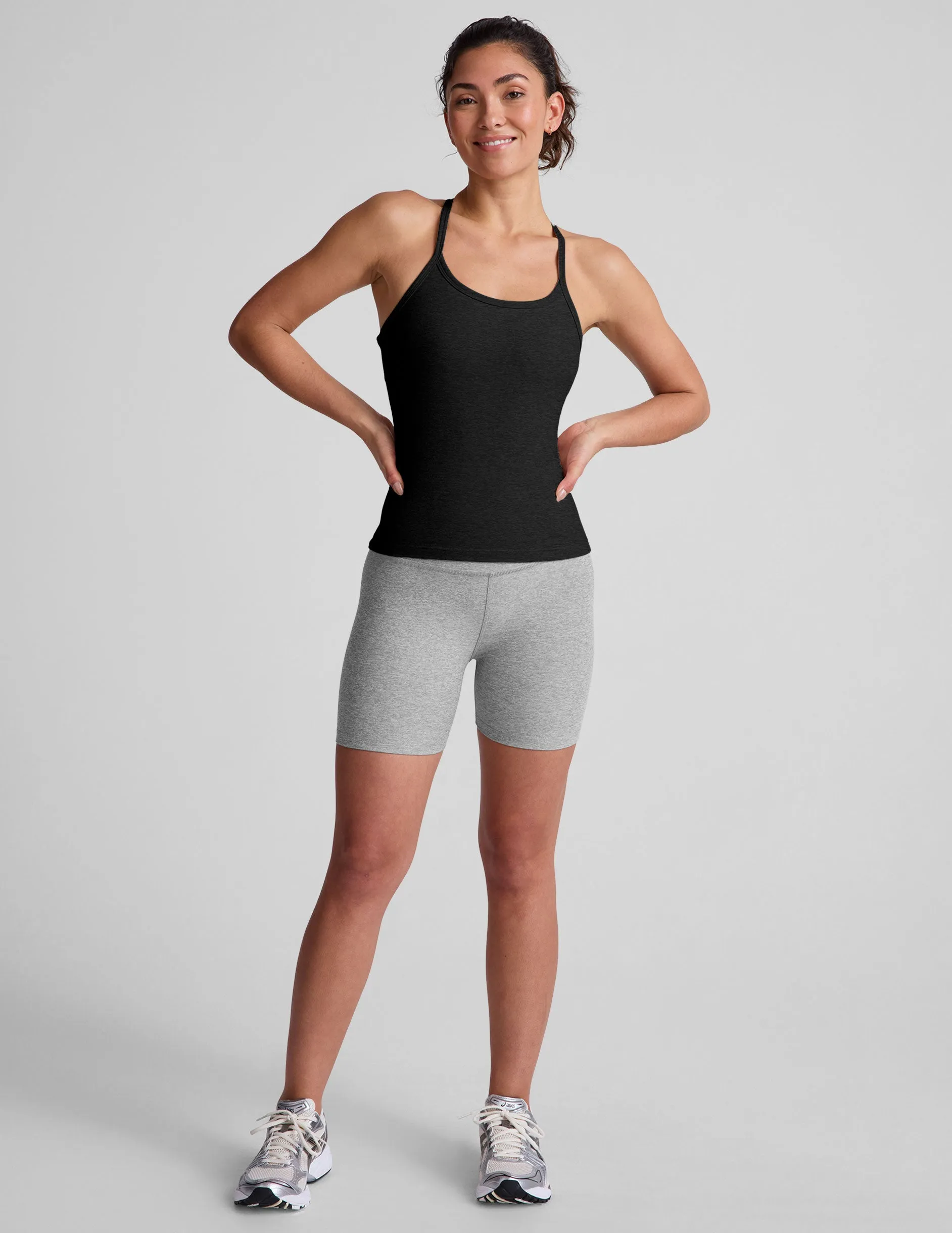 battle simulation AbrasionResistant Finish Spacedye Slim Racerback Tank