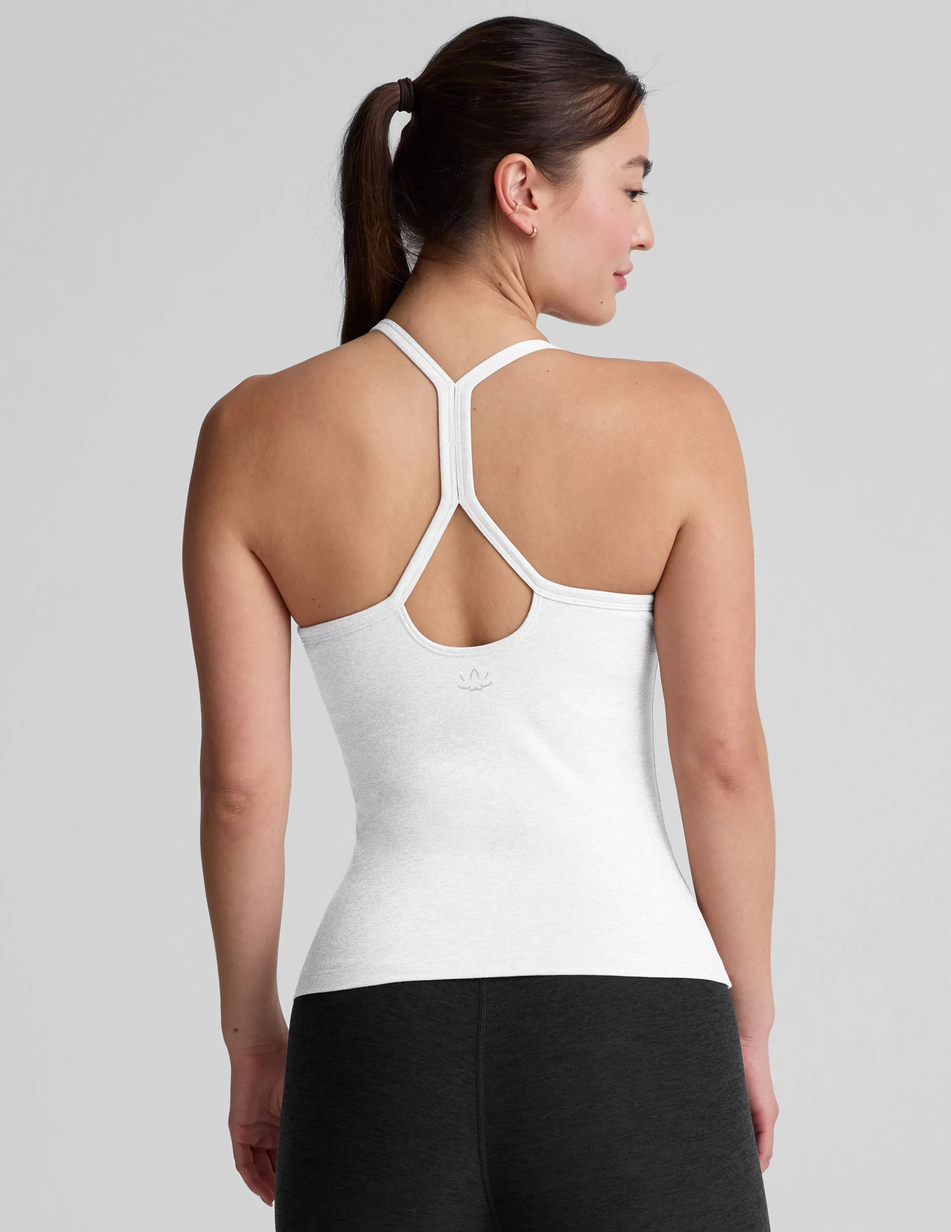 Spacedye Slim Racerback Tank Athletic Inspired Cut Stretch Recovery Fabric