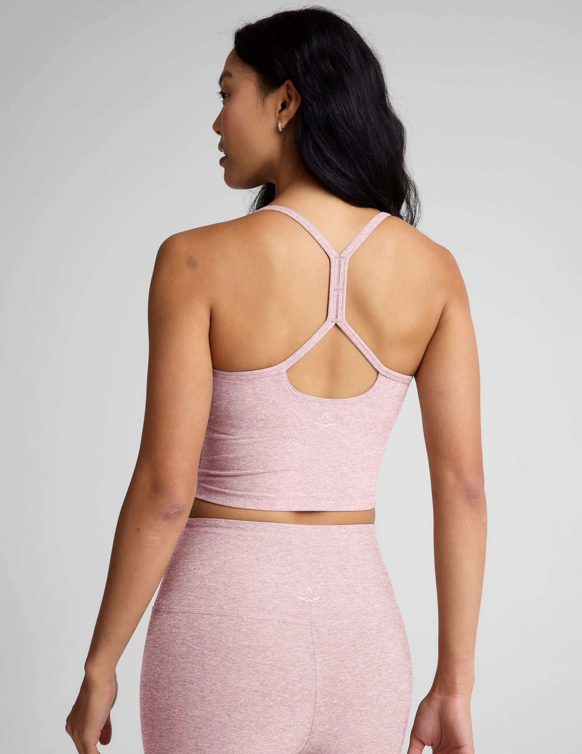 Spacedye Slim Racerback Cropped Tank Maneuverable