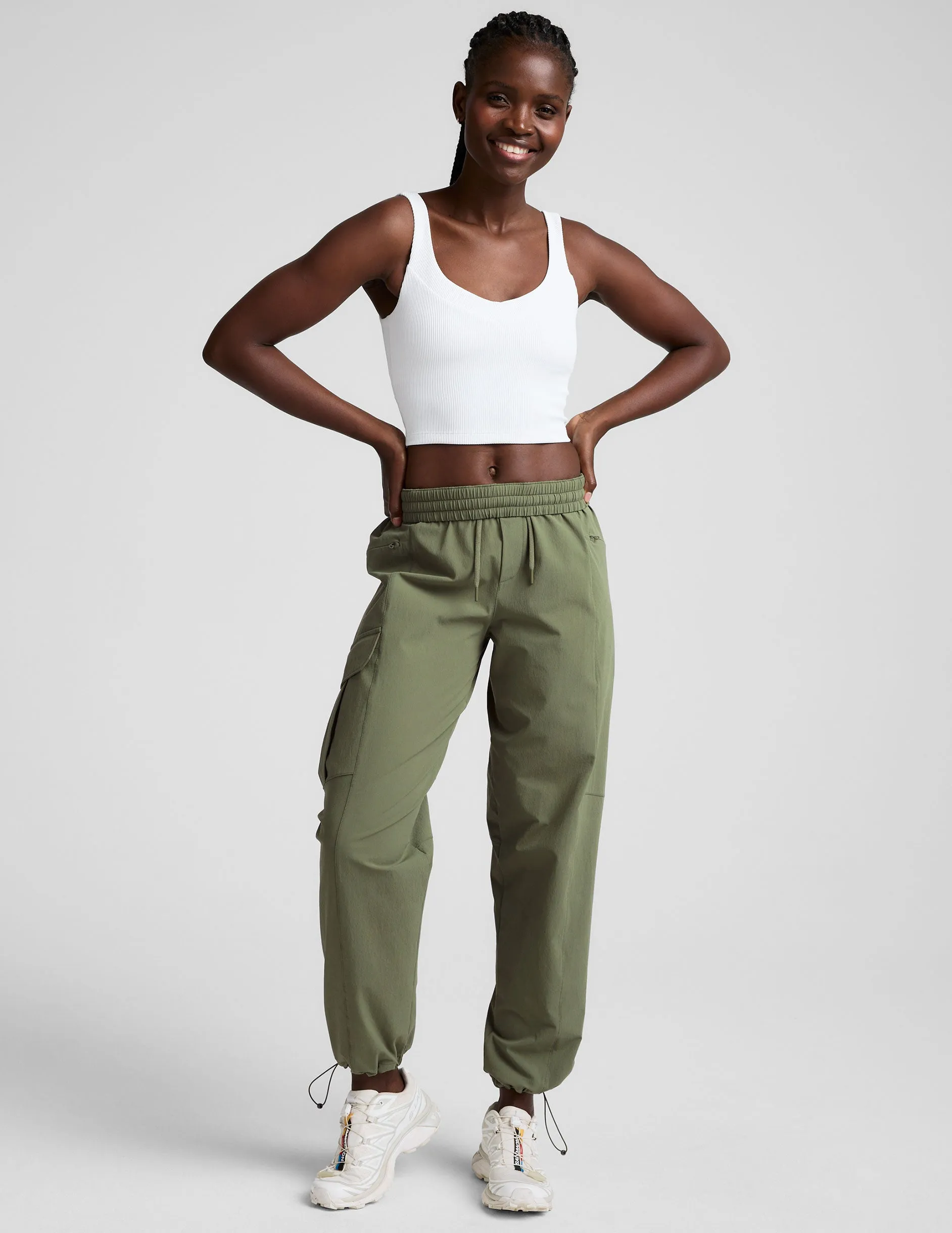 Impulse Ribbed Cropped Tank Style - modern land mobile