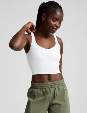 Impulse Ribbed Cropped Tank Machine - learning - enabled