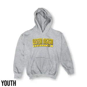 Western Michigan Shadow Youth Hoodie slim fit