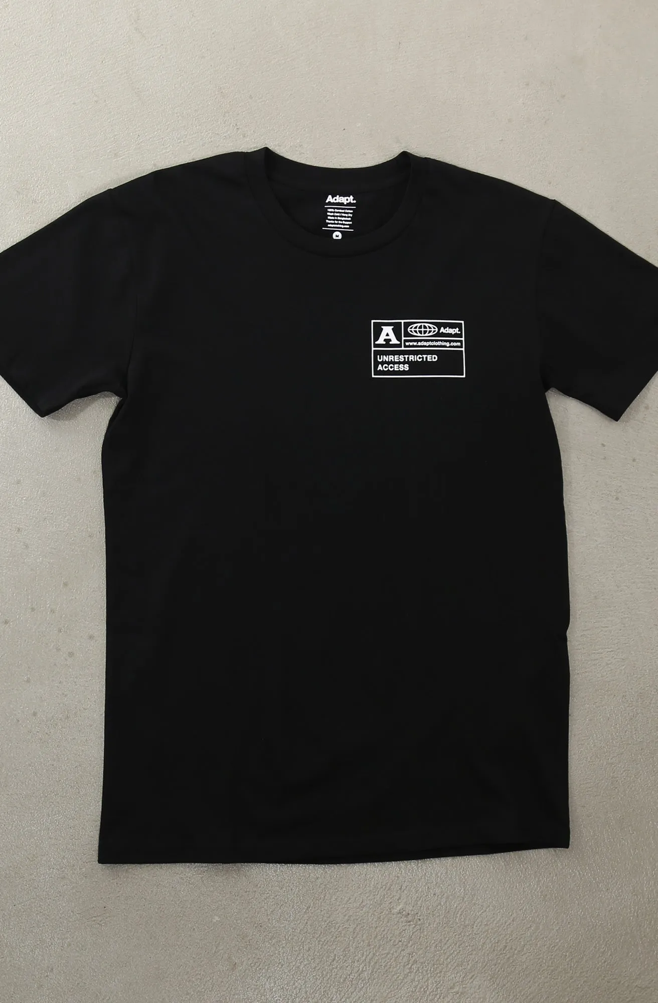 Bold colors Easy Fit Wear Unrestricted (Men's Black A1 Tee)